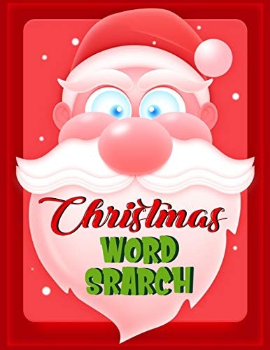Christmas Word Search. Easy Large Print Puzzle Book for Adults, Kids & Everyone for the 25 Days of Christmas.