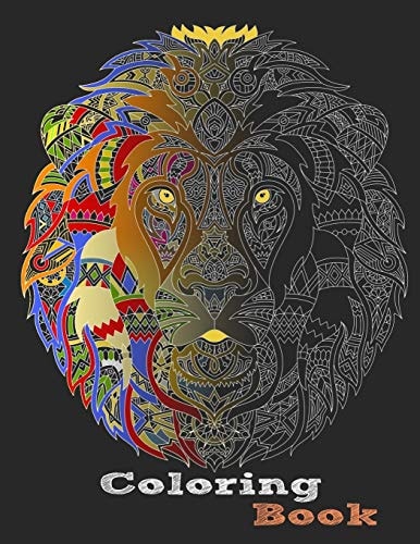 Coloring Book Stress Relieving Animal Designs for Adults