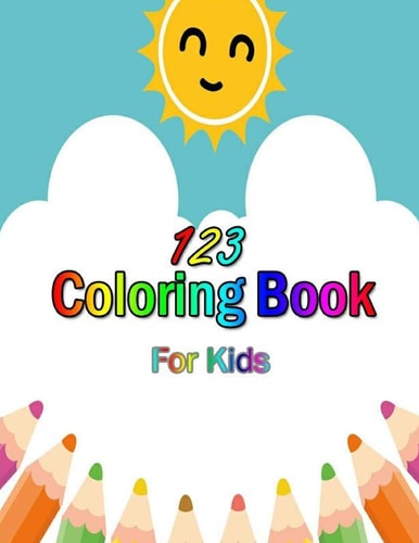 123 Coloring Book for Kids 28 Pages 8. 5x11 Inches