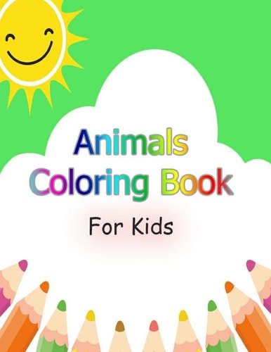 Animals Coloring Book for Kids 8. 5x11 Inches 30 Pages