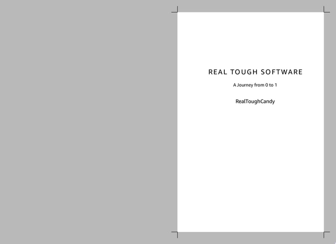 Real Tough Software A Journey from 0 to 1