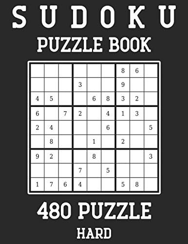 Sudoku Puzzle Book 480 Puzzles (480 Hard) Large Print Book for Teens and Adults