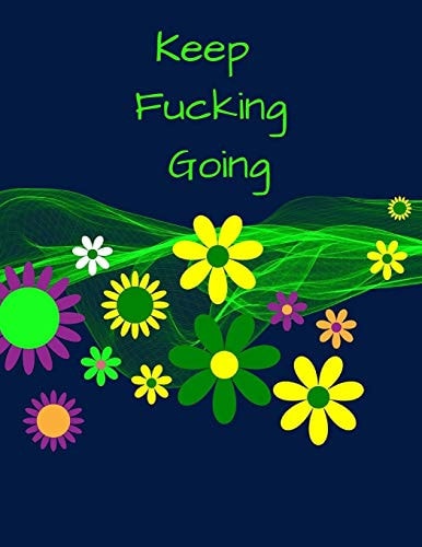 Keep Fucking Going Daily Reflection and Practice Gratitude