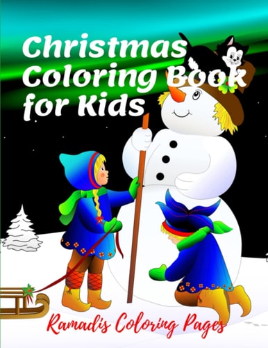 Christmas Coloring Book for Kids Christmas Coloring Pages for Kids / Activity Book with Coloring, Bible Word Search and Sudoku / Amazing and Fun Houers / 8. 5 X 11 Inch