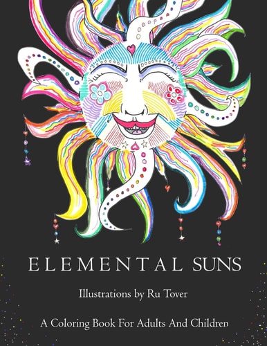 Elemental Suns Coloring Book Illustrated by Ru Tover