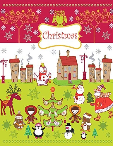 Christmas A Beautiful Coloring Book With Christmas Design For Kids