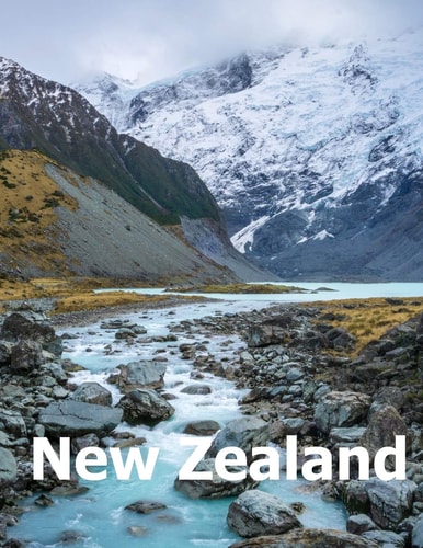New Zealand Coffee Table Photography Travel Picture Book Album Of An Oceania Island And Auckland City Large Size Photos Cover