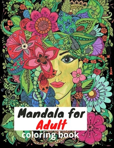 Mandala Mandalas Adult Coloring Book:: The Best Collection of Mandalas Designed for Stress Relief and Relaxation.