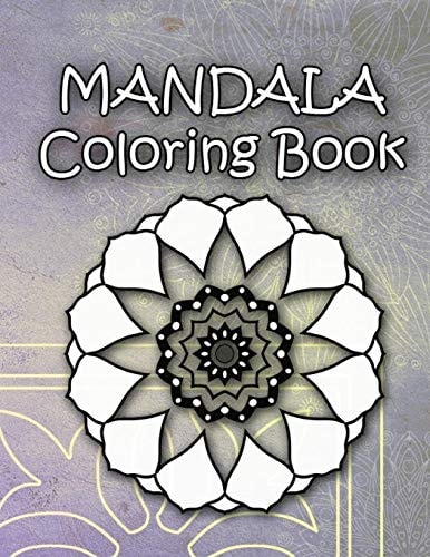 MANDALA Coloring Book 8. 5x11 Inches 65 Pages