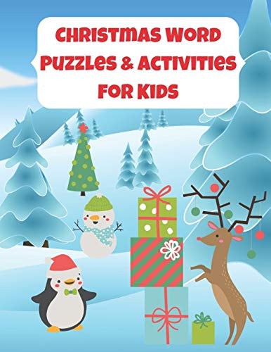 Christmas Word Puzzles & Activities for Kids Word Searches, Scrambles and Easy Sudoku Games for Children 1st to 6th Grade