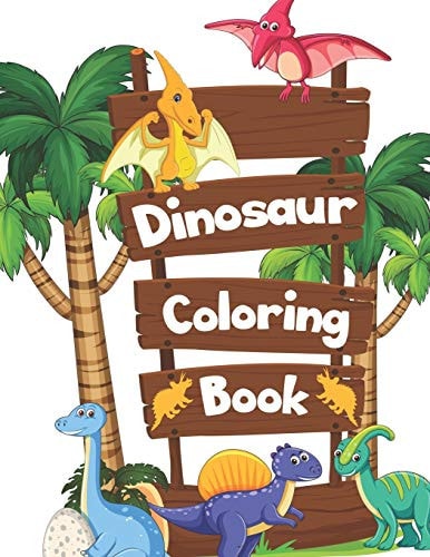Dinosaur Coloring Book Great Gift For Boys & Girls