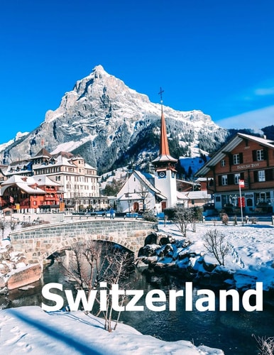 Switzerland Coffee Table Photography Travel Picture Book Album Of A Swiss Country And Zurich City In Central Europe Large Size Photos Cover
