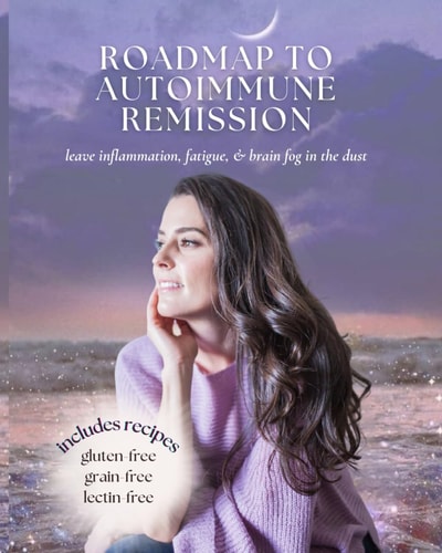 Roadmap to Autoimmune Remission Leave Brain Fog, Fatigue, and Weight Gain in the Dust Naturally with Mindset, Exploration, and Healing Recipes.
