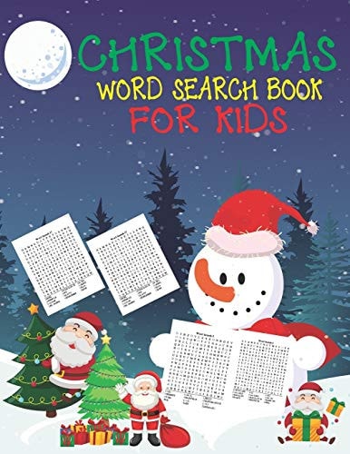 Christmas Word Search Book For Kids 30 Easy Large Print Word Find Puzzles for Kids: Jumbo Word Search Puzzle Book (8.5"x11") with Fun Themes! (Word Search Puzzle Books)g Books ... Regular Christmas Coloring Sheets Inside
