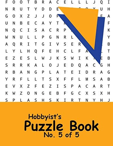 Hobbyist's Puzzle Book - No. 5 Of 5 Word Search, Sudoku, and Word Scramble Puzzles