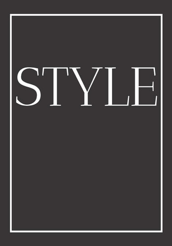Style A Decorative Book for Coffee Tables, Bookshelves and End Tables: Stack Style Decor Books to Add Home Decor to Bedrooms, Lounges and More: Black and White Decorative Book: Ideal for Your Own Home Or As a Gift
