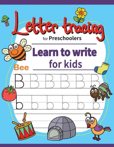 Letter Tracing for Preschoolers Learn to Write for Kids, Letter Tracing Book, Kindergarten Workbook, Alphabet Flash Cards. Practice Handwriting Workbook, Abc for Age 3, 4, 5, Pre K, Toddler. Reading And Writing