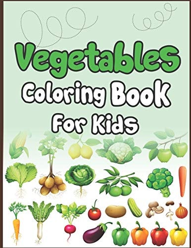 Vegetables Coloring Book for Kids