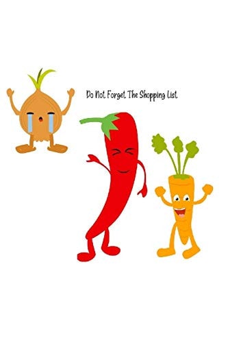 Do Not Forget The Shopping List 130 Page Reminder Shopping List For Dad Mum Sister Son