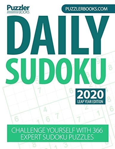 Daily Sudoku 2020 Leap Year Edition Challenge Yourself With 366 Expert Sudoku Puzzles