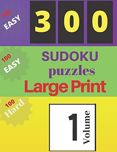 300 Sudoku Puzzles Large Print