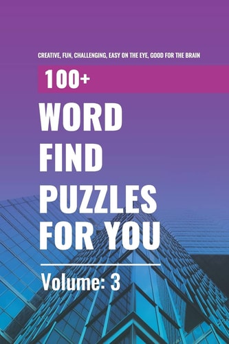 Word Find Puzzle Book Search Word Puzzle Book