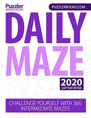 Daily Maze 2020 Leap Year Edition Challenge Yourself With 366 Intermediate Mazes