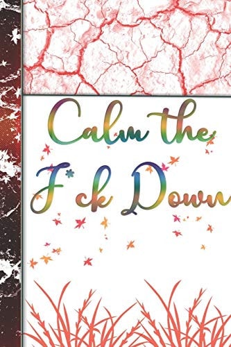 Calm the F*ck Down Organizer/Log Book/Notebook for Passwords and Shit/Gift for Friends/Coworkers/Seniors/Mom/Dad/alphabetical/ Logbook To Protect