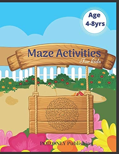 Maze Activities For Kids Vol. 3 Beautiful Funny Maze Book Is A Great Idea For Family Mom Dad Teen & Kids To Sharp Their Brain And Gift For Birthday Anniversary Puzzle Lovers Or Holidays Travel Trip