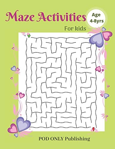 Maze Activities For Kids Vol. 9 Beautiful Funny Maze Book Is A Great Idea For Family Mom Dad Teen & Kids To Sharp Their Brain And Gift For Birthday Anniversary Puzzle Lovers Or Holidays Travel Trip