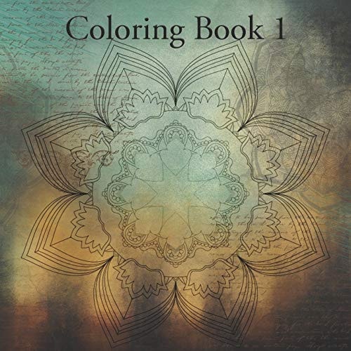 Coloring Book 1 Mandala Book for Children and Adults (40 Pages)