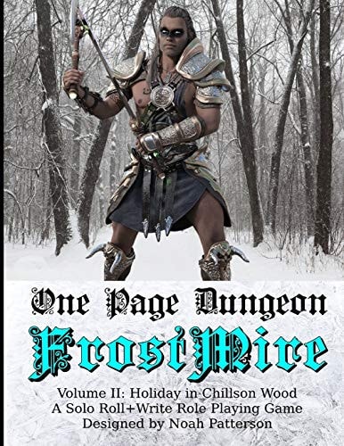 One Page Dungeon Frostmire: Holiday In Chillson Wood