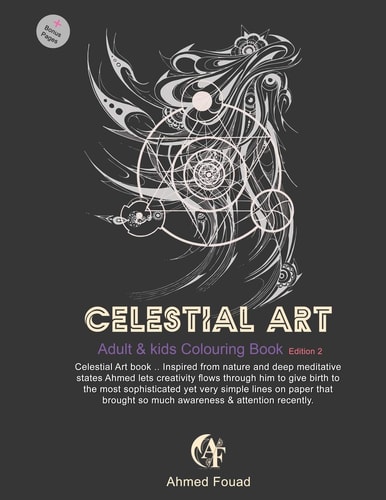 Celestial Art Adult & Kids Colouring Book
