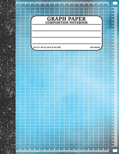 Graph Paper Composition Notebook Math and Science Lover Graph Paper Cover (Quad Ruled 5 Squares Per Inch, 100 Pages) Birthday Gifts For Math Lover Teacher, Student Notebook