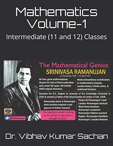 Mathematics Volume-1 Intermediate (11 and 12) Classes