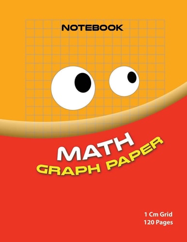 Math Graph Paper ( Red Edition ) 1cm Size Graph Paper Grid ( Color: Red 120 Pages )