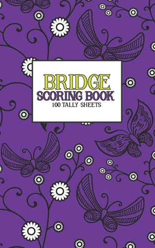 Bridge Scoring Book 100 Tally Sheets