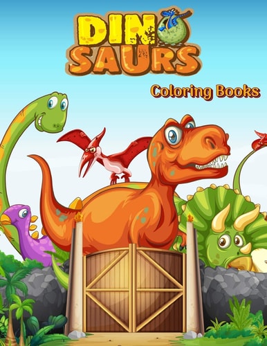 Dinosaurs Coloring Books Dinosaur Activity Book For Toddlers and Adult Age, Childrens Books Animals For Kids Ages 3 4-8