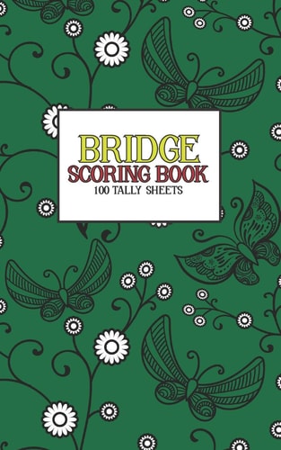 Bridge Scoring Book 100 Tally Sheets