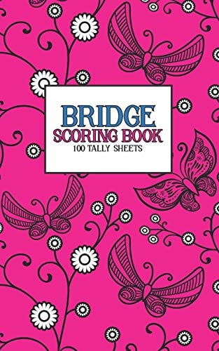 Bridge Scoring Book 100 Tally Sheets