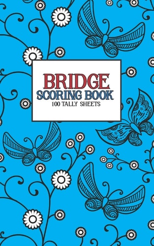Bridge Scoring Book 100 Tally Sheets