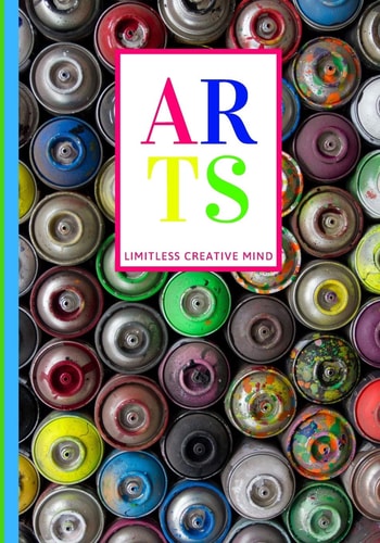 Arts Limitless Creative Mind 160 Page 7" X 10" Medium Size Drawing Story Book