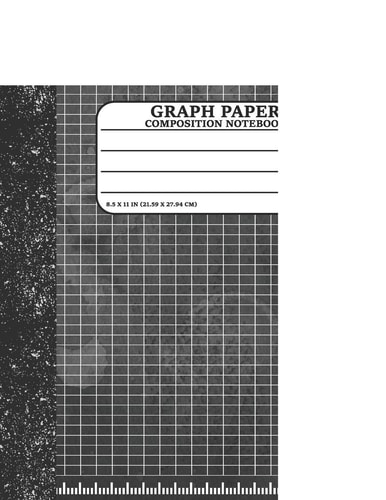 Graph Paper Composition Notebook Math and Science Lover Graph Paper Cover (Quad Ruled 5 Squares Per Inch, 120 Pages) Birthday Gifts For Math Lover Teacher, Student Notebook