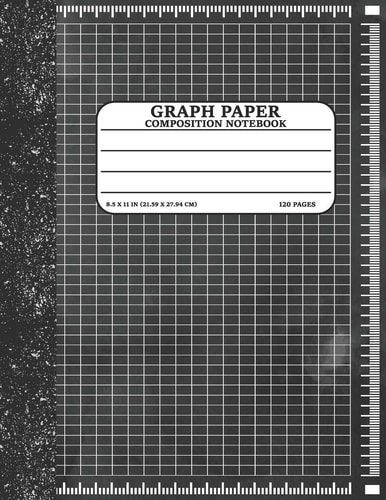 Graph Paper Composition Notebook Math and Science Lover Graph Paper Cover (Quad Ruled 5 Squares Per Inch, 120 Pages) Birthday Gifts For Math Lover Teacher, Student Notebook