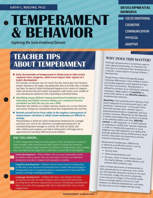Temperament & Behavior: Exploring the Socio-Emotional Domain