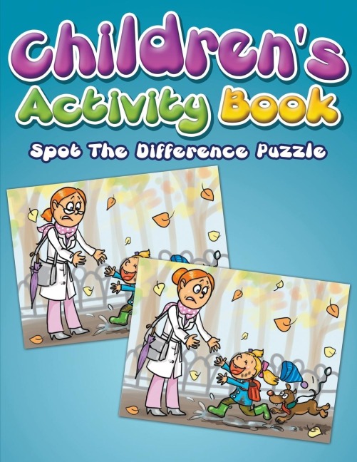 Childrens Activity Book: Spot The Difference Puzzle