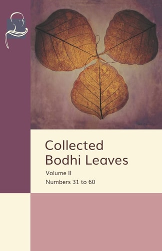 Collected Bodhi Leaves Volume II Numbers 31 To 60