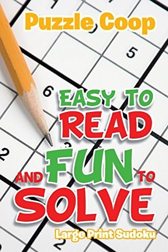 Easy to Read and Fun to Solve Large Print Sudoku