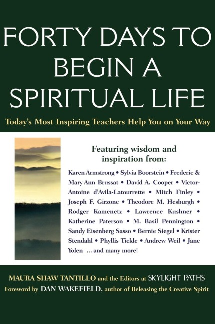 Forty Days to Begin a Spiritual Life: Todays Most Inspiring Teachers Help You on Your Way