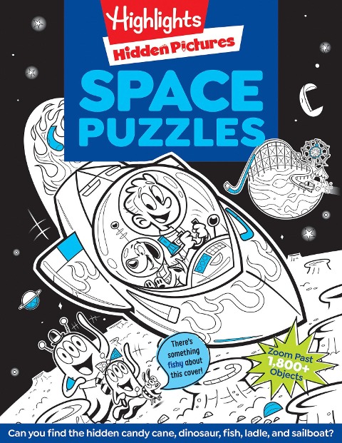Space Puzzles: Solar System Puzzle Book for Kids 6-12, Fun Space Gift with Activities and Games, Over 100 Puzzles and More Than 1,800 Hidden Objects to Find